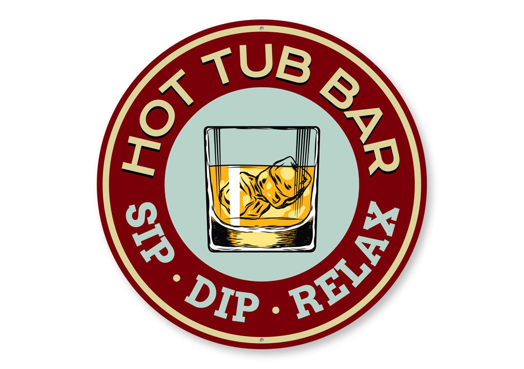 Hot Tub Barn Decor Hot Tub Bar Backyard Tub Decor Tub Lover Etsy