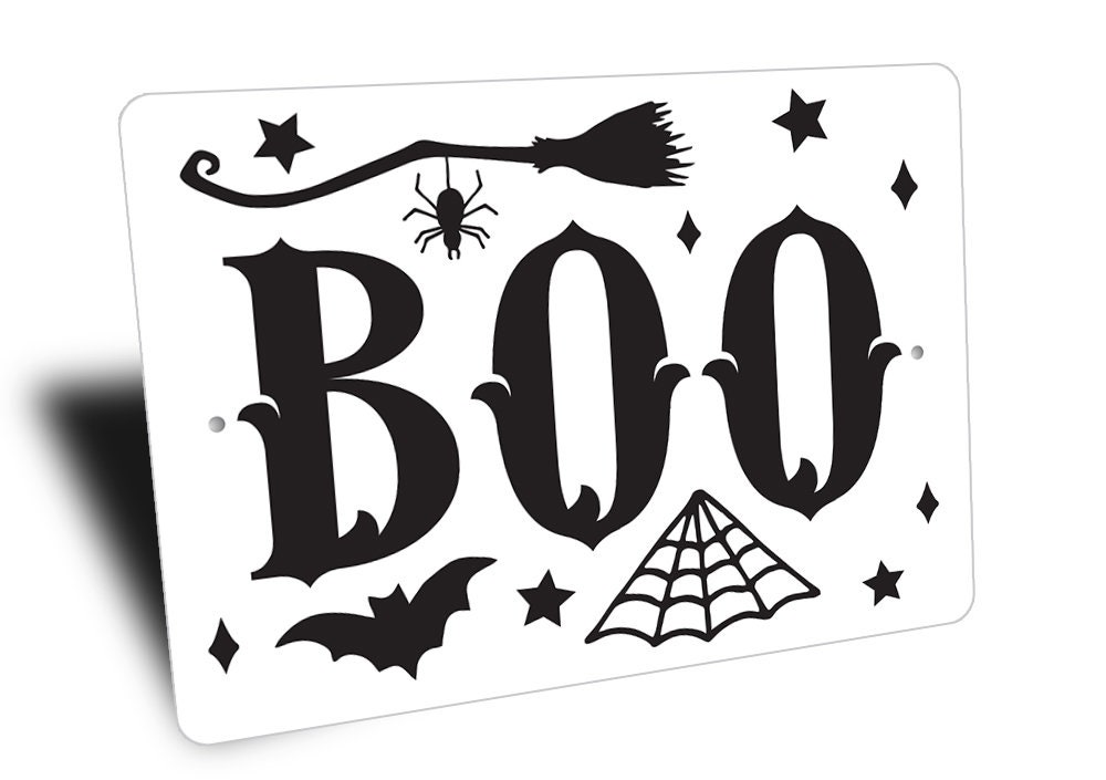 BOO Sign, Halloween BOO, Cute Halloween Gift, Halloween Door