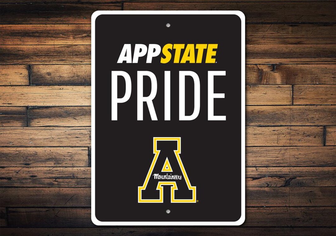 App State Pride Sign, Mountaineers Pride, Fan Cave Decor, Dorm Room ...