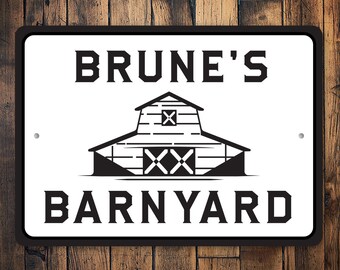 Custom Barnyard Sign, Family Barn Gift, Decor For Barns, Family Barn Name Sign, Custom Farm Family Gift, Family Farming, Custom Barn Gift