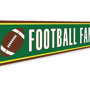 Football Fan, Football Lovers, Football Sign, Football Decor, Football Family, Football, Home Decor Sign - Quality Aluminum Decorations image 3