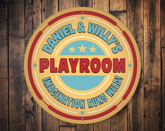 Kid Playroom Sign, Custom Playroom Sign, Gift For Kids, Playroom Wall Decor, Playroom For Kids, Kid Room, Playroom Decor For Kids