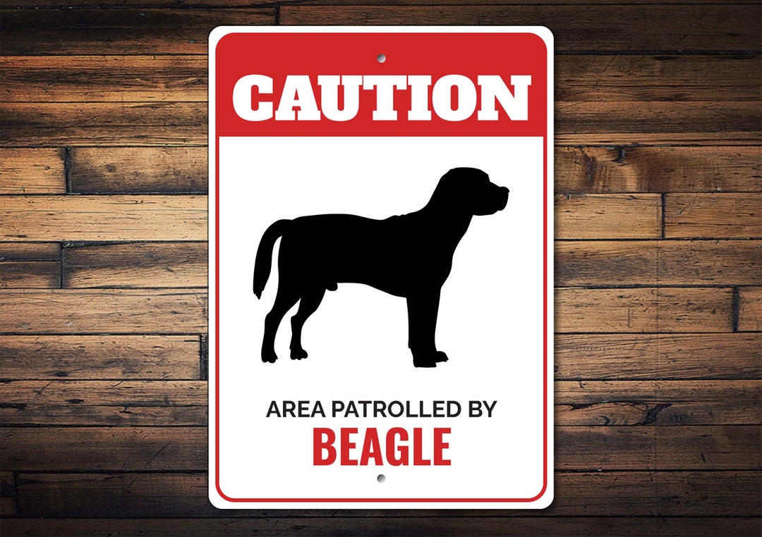 Beagle Sign, Beagle Decor, Beagle Gift, Beagle Lover, Gate Dog Sign ...