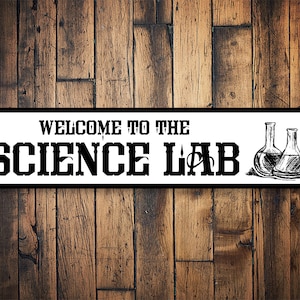 Vintage Science Lab Sign, Rustic Science Lab, Science Lab, Science Teacher Gift, Teacher Gift, Science Gift, Science Student Gift, Science