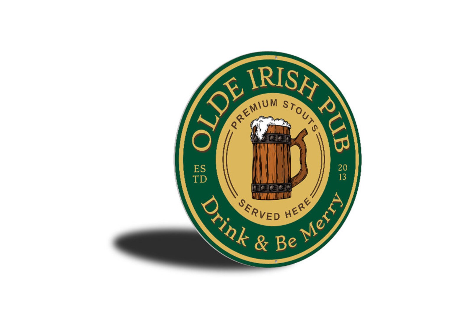Irish Pub Sign Old Irish Pub Irish Decor Irish Drinking Etsy