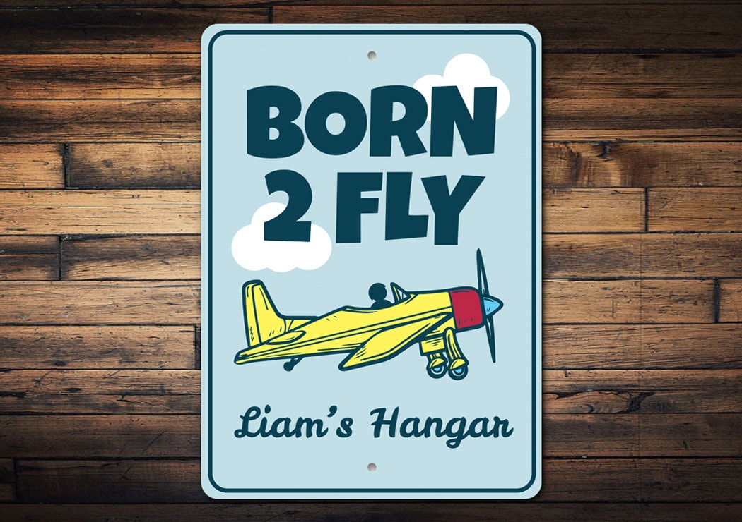 Learn To Fly Here Sign (24x24)