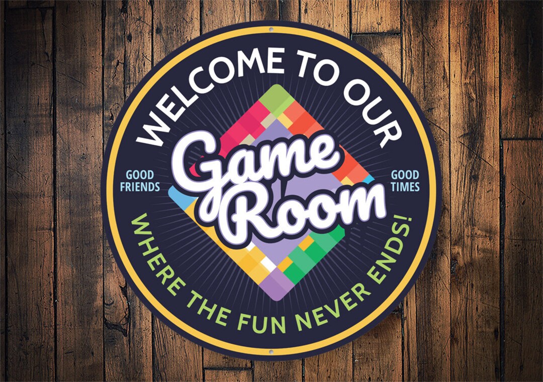 to Our Game Room Sign, Arcade Room Decor, Gamer Room Sign