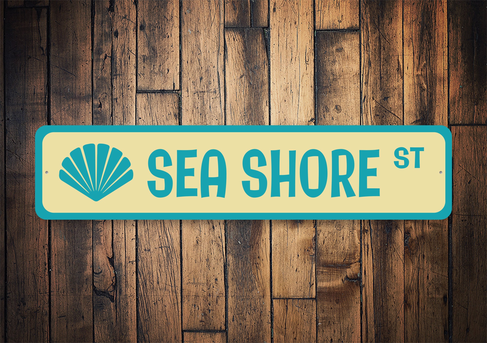 Sea Shore Sign, Shell Finder Gift, Beach Shell Decor, Shell Sign ...