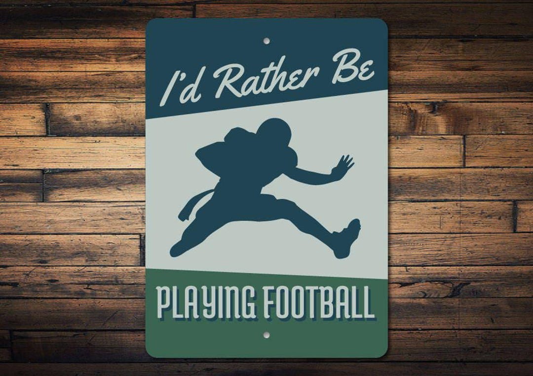 Football Player Sign Examples Running Back Sign, Football Player Gift, Football Player Sign, Football ...