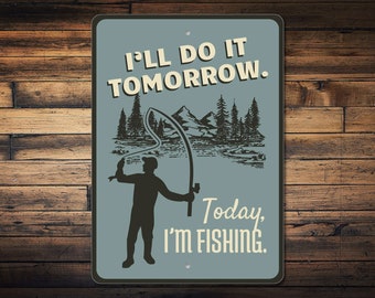 SALT WATER FLY FISHING CLASSES AVAILABLE funny METAL SIGN PLAQUE angler rod gift 