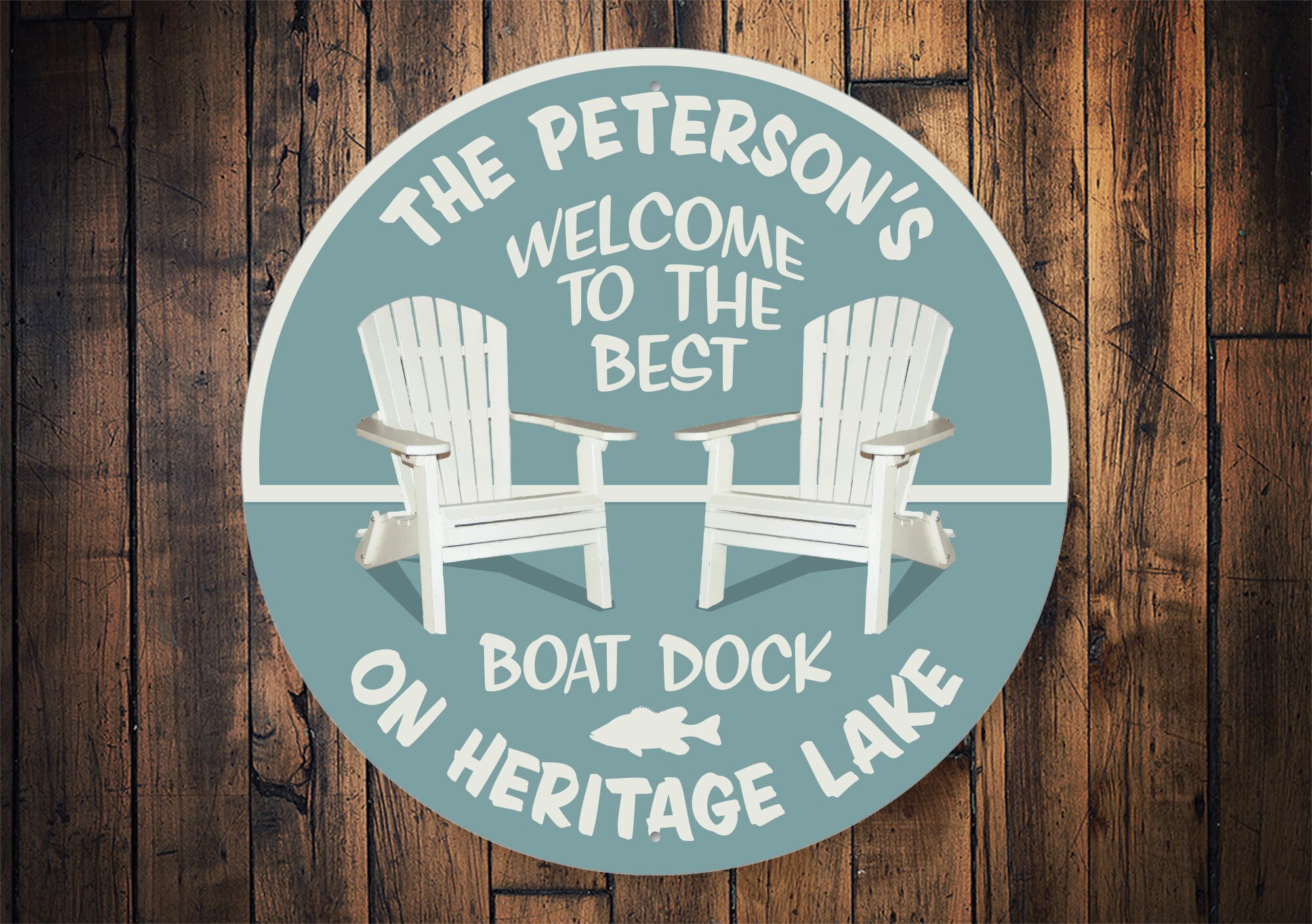 Custom Lake Dock Sign Custom Lake Gift Boat Dock Gift Lake Etsy