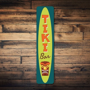 Tiki Bar Owners, Tiki Bar Life, Decor For The Tiki, Tiki Mask Sign, Tiki Lovers, Tropical Bar Sign, Tiki Drinks, Tiki - Quality Aluminum