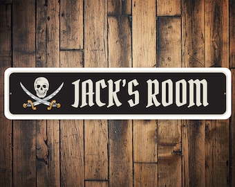 Pirate Room Sign, Room For Pirate, Kid Pirate Room, Pirate Lovers, Kid Pirate Sign, Kid Room Decor, Custom, Metal Wall Art, Pirate Wall Art