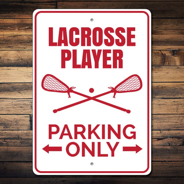 Aluminum Lacrosse Sign Etsy