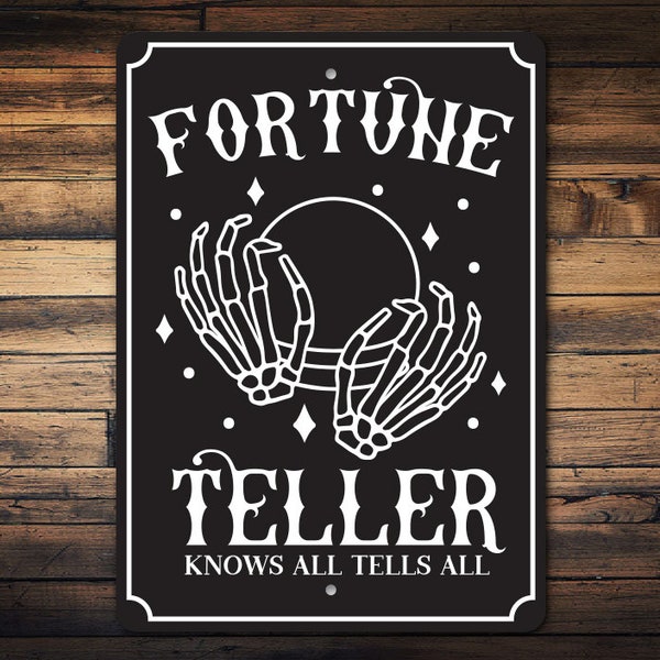 Fortune Teller Sign Etsy