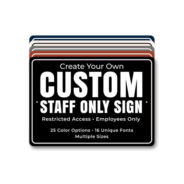 Kitchen Staff Only Sign - Etsy