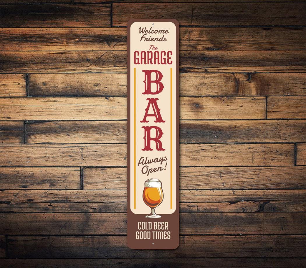 Garage Bar Sign, Beer, Dads Garage Bar, Dads Bar Sign, Beer Lover Decor, Beer Lover Sign, Sign For Beer, Beer Bar Sign, Beer Decor, Bar Sign
