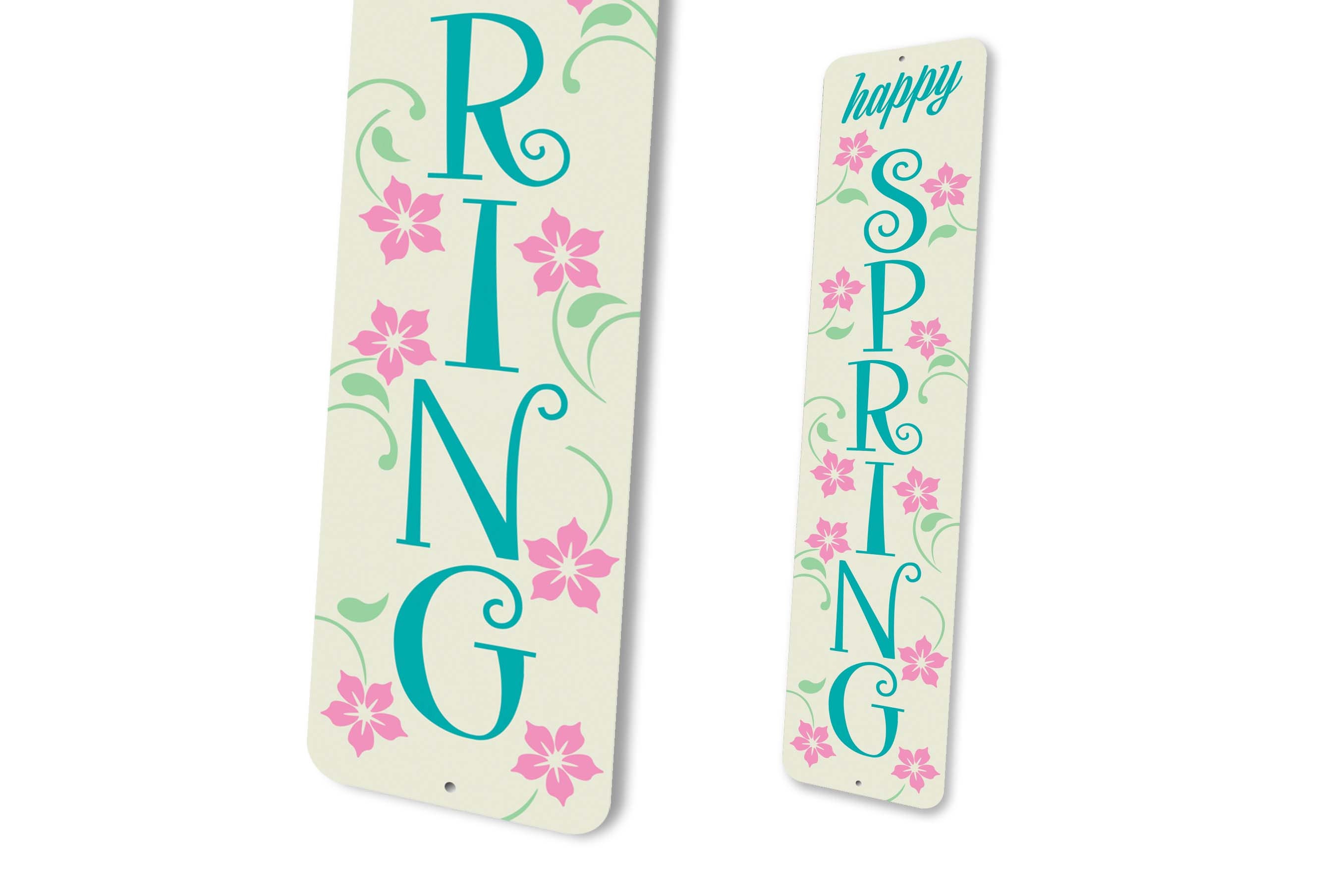 Happy Spring Sign, Spring Porch Sign, Farmhouse Decor, Front Door Sign ...