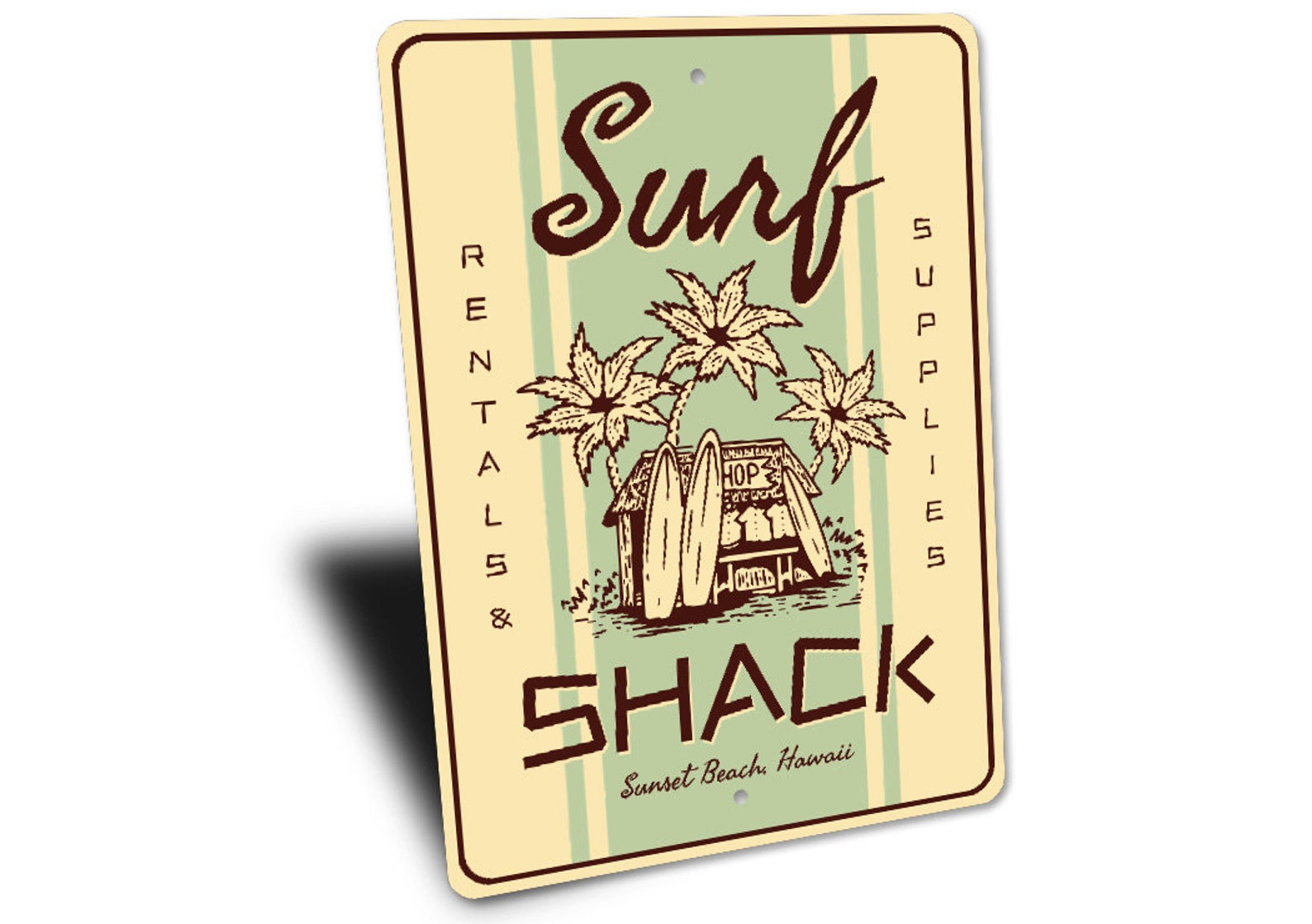 Surf Shack Sign, Surfboard Rentals, Surfer Hangout Sign, Surf Shack ...