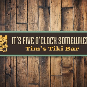 Tiki Bar Signs, Tiki Bar Owner, Tiki Mask Sign, Tiki Bar Lovers, Ocean Gift, Outdoors Decor, Food Decor, Decor - Quality Aluminum Tiki Bars