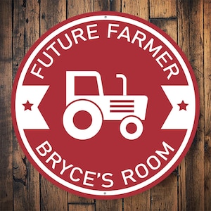 Future Farmer Sign, Future Farmers, Sign For Farmer, Kid Farming, Farming Kid Decor, Decor For Farm, Custom Farm Sign, Farmer Life, Farming