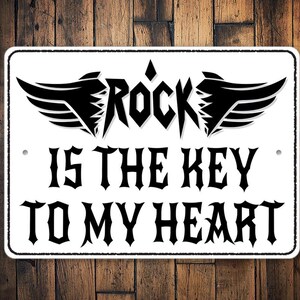 Rock Music Sign, Rock Music Lounge, Music Lounge Sign, Rock N Roll Lounge, Rock Music Gift, Sign For Music, Music Gift, Rock Music Sign