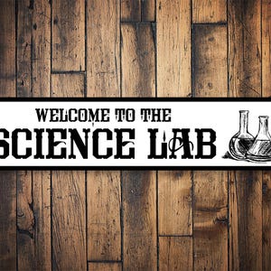 Vintage Science Lab Sign, Rustic Science Lab, Science Lab, Science Teacher Gift, Teacher Gift, Science Gift, Science Student Gift, Science