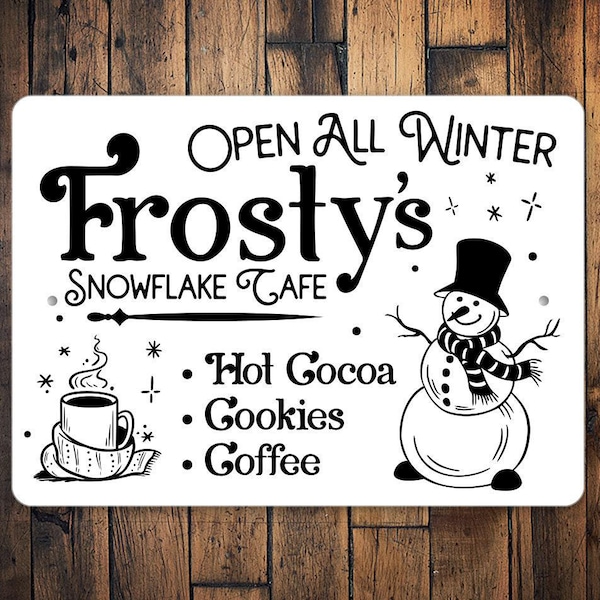 Weihnachtscafe Zeichen, Weihnachtsküche, Küchendekor für Weihnachten, Weihnachtscafe-Dekor, Mamas Weihnachtsküche, Weihnachtsfeiertagsdekor