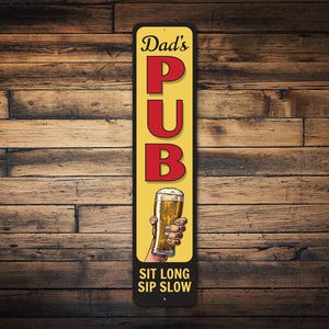 Custom Pub Sign, Personal Bar Decor, Home Pub Sign, Beer Lover Decor, Beer Lover Sign, Sign For Beer, Beer Bar Sign, Beer Decor, Bar Sign