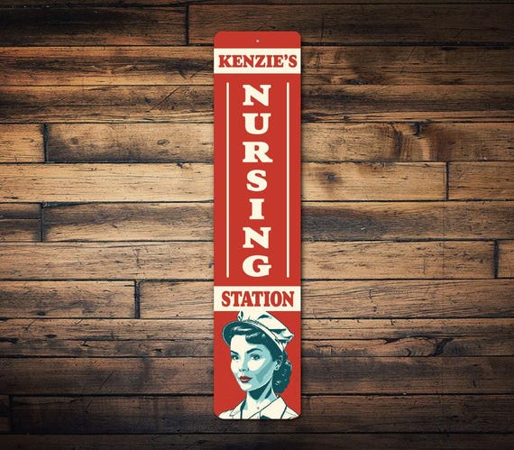 Nursing Station Sign, Nursing Station, Custom Nurse Gift, Nursing Gift, Custom Nurse Sign, Nurse Home Decor, Nursing Hospital, Nursing Decor