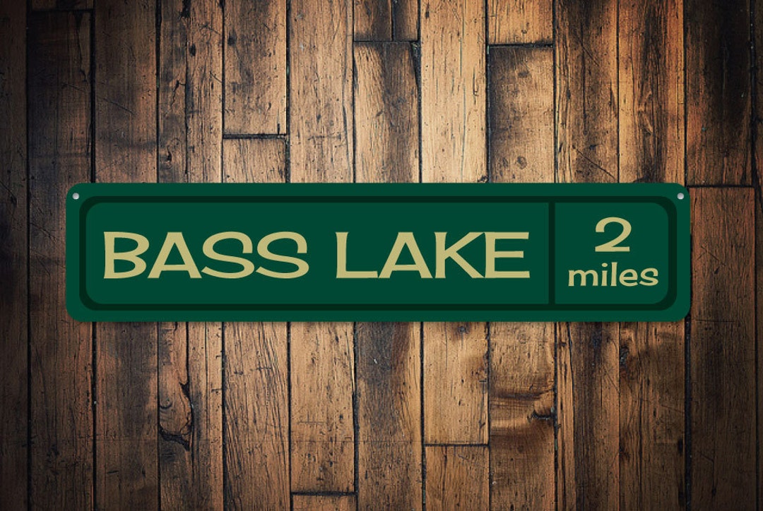 Lake House Decor Lake Mileage Sign Custom Lake House Sign Etsy