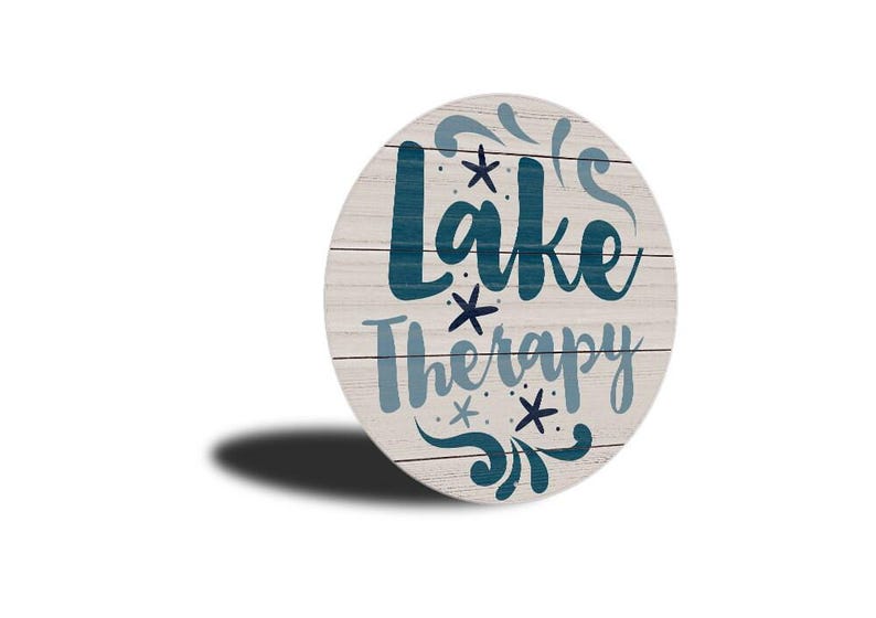 Lake Therapy Sign, Funny Lake Gift, Lake Therapy, Funny Lake Sign, Lake Lover Gift, Signs For Lake House, Lake House Gifts, Lake Signs image 3