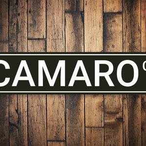 Camaro CT, Camaro Lover, Camaro Garage, Sign For Camaro, General Motor Gift, Fast Car Sign, Custom Car Lover Gift - Quality Aluminum Sign