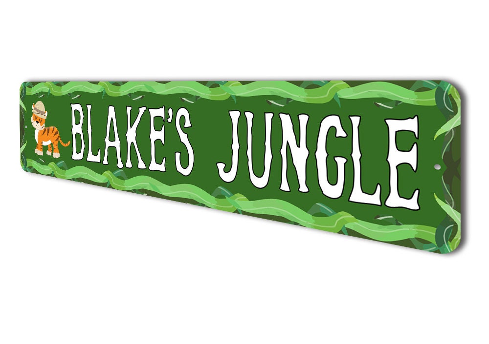 Kid Jungle Room Jungle Room Sign Kid Jungle Jungle Lovers - Etsy