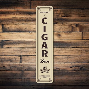 Whiskey Cigar Sign, Whiskey Bar Decor, Cigar Bar Sign, Beer Lover Decor, Beer Lover Sign, Sign For Beer, Beer Bar Sign, Beer Decor, Bar Sign