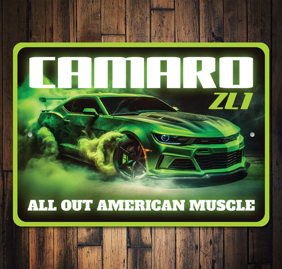 ZL1 Camaro Sign, ZL1 Camaro Gift, ZL1 Camaro Owner, Camaro, Camaro Sign, Camaro Garage, Custom