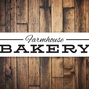 Farmhouse Bakery, Bakery Decor, Sign For Bakers, Baking Sign, Cute Baker Mom Decor, Farm Baking, Farmhouse Bakes, Baking - Quality Aluminum