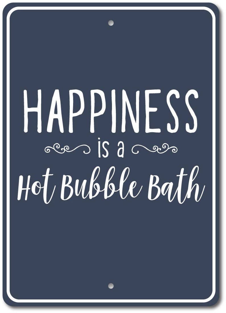 Bubble Bath Sign Bubble Bath Decor Happiness Sign Happiness - Etsy
