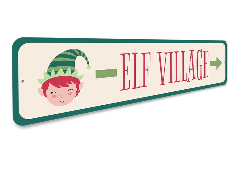 Elf Rave Sign Elf Village Sign, Elf Home Decor, Sign for Elf, Santas Elf Sign, Elf ...