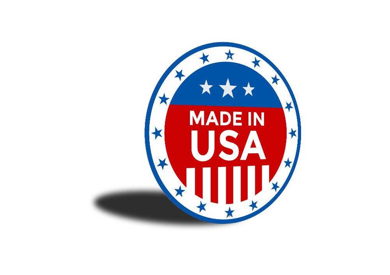 Made In USA Sign, Made in USA, Proudly Made In USA, Sign For Shop, American Made Product, American Made Sign, Usa Made, Usa Sign- Metal Sign image 3