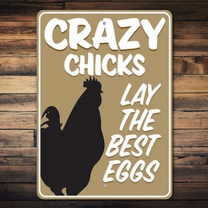 Funny Chick Sign, Funny Girl Decor, Funny Farm Sign, Farmer Humor, Farming Wife, Chicken Coop, Chicken Decor, Chicken Coop, Chicken Signs