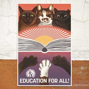 Sovjet-kattenposter - educatie voor iedereen!