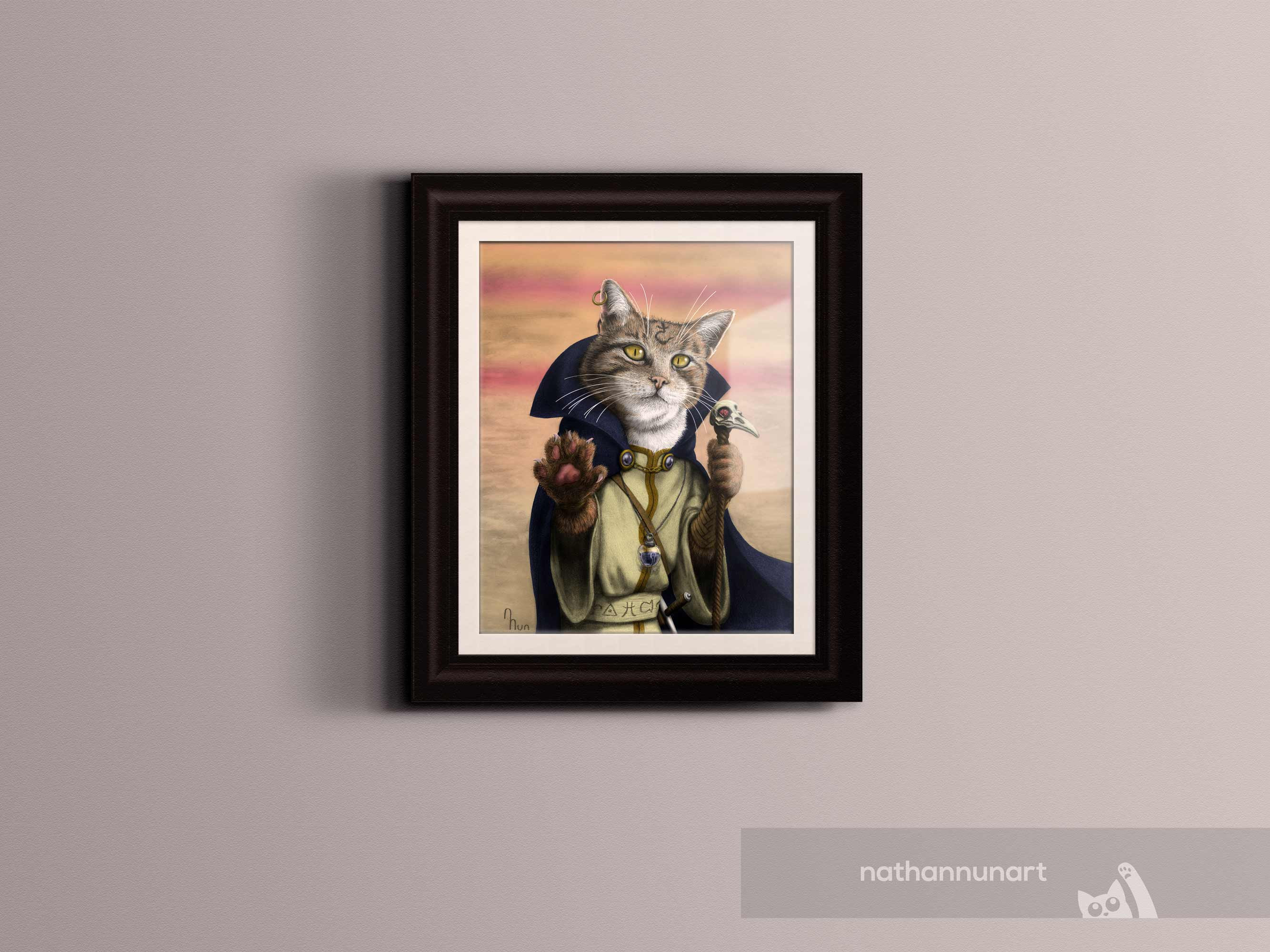 ファンタジー猫ヒーロー - 魔法使い猫 - Etsy 日本