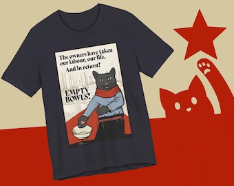 Cat Shirt - Empty Bowls - Sovcat T-shirt