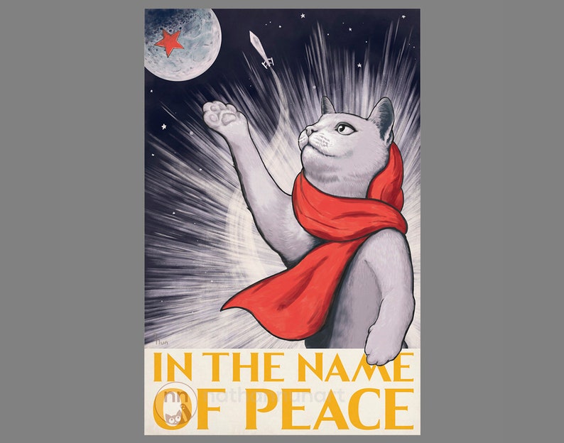 Soviet Cat In the Name of Peace