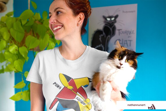 Claws t shirt shop cat