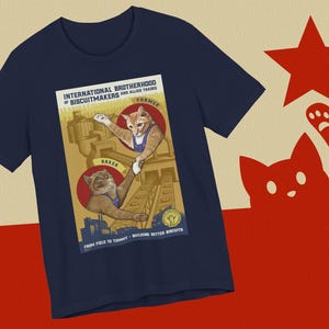 Cat Shirt - International Brotherhood of Biscuit Makers - From Field to Tummy - Sovcat Shirt