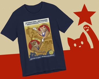 Cat Shirt - International Brotherhood of Biscuit Makers - From Field to Tummy - Sovcat Shirt