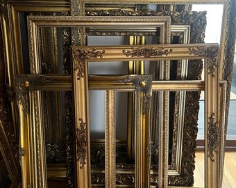 Extra Large XL Ornate Gold Picture Frame – Oversize Gilt Frame 24 x 36”, 30 x 40”, 20 x 30”