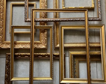 特注の金色の装飾額縁 - あらゆるサイズ - A4、A3、A2、A1 ご注文の際